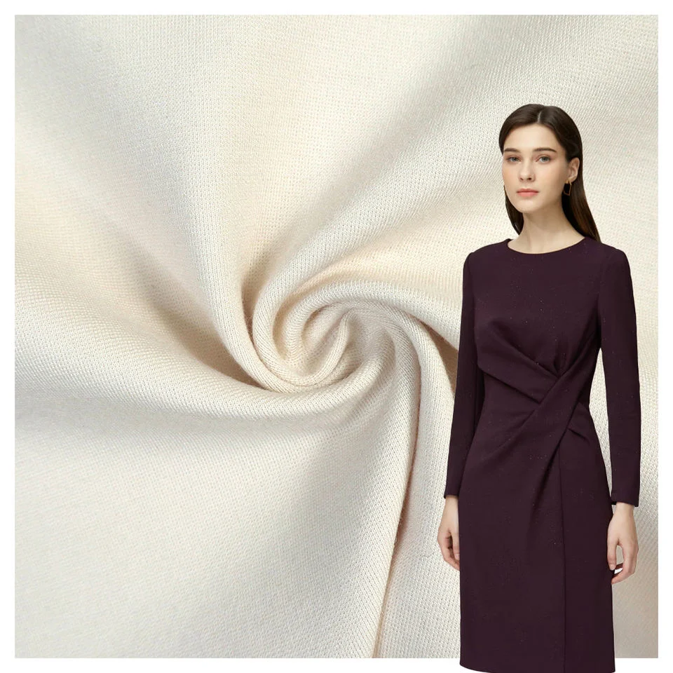 Shaoxing Factory 68% Rayon 27% Nylon 5% Spandex N/R Ponte Roma Fabric for 2022 Fall and Winter