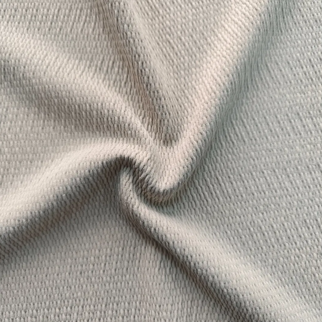 Polyester Spandex Bullet Zigzag Jacquard 210GSM for Garment Fabric