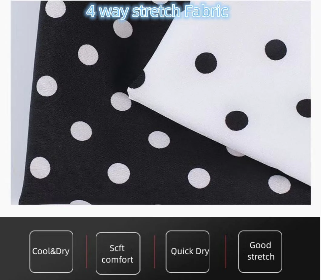 Fashion Style Breathable and Quick Dry Cloth Plain Woven 180d Fabric Cey Crinkle for Blouse