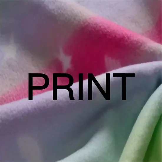 Yigao Textile 100%Polyester Double Brush Single Polar Fleece Printed Fabric