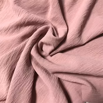 Hot Selling 180d 1200t Cey Crepe Polyester Air Flow Crush Solid Color Cey Dyeing Abaya Fabric